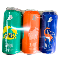 Pack de latas envueltas con film OPTI termocontraible para bebidas